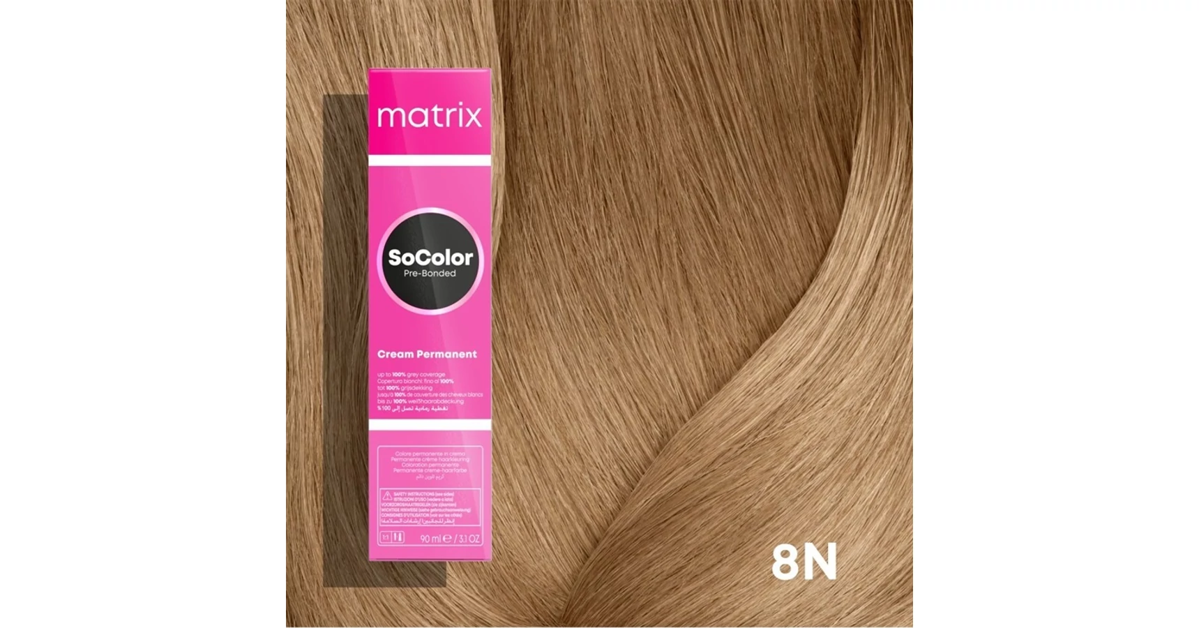 Matrix SoColor Pre-Bonded hajfesték 8N / 8.0 - Matrix - Fodrászellátó ...