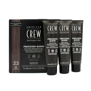 American Crew Precision Blend Dark (2-3), sötét, 3x40 ml