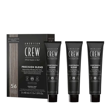 American Crew Precision Blend Medium Ash (5-6), közép-hamvas, 3x40 ml