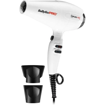 BaByliss PRO Caruso-HQ Ionic hajszárító, 2400W, fehér