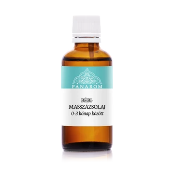 Panarom Bébi masszázsolaj 0-3 hónapos korig, 50 ml
