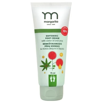 Margarita puhító lábkrém ricinusolajjal és karbamiddal, 75 ml