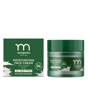 Margarita hidratáló arckrém tejsavóval, 50 ml