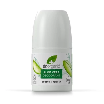 Dr Organic alumíniummentes golyós dezodor Bio Aloe Verával, 50 ml