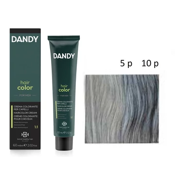 Dandy Hair Color For Men férfi hajszínező, 0.18 ezüst