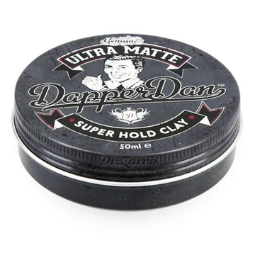 Dapper Dan Ultra Matte Super Hold Clay hajformázó, 50 ml