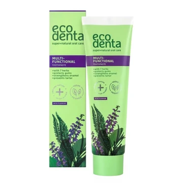 Ecodenta multifunkcionális fogkrém 7 gyógynövénnyel és fluoriddal, 100 ml