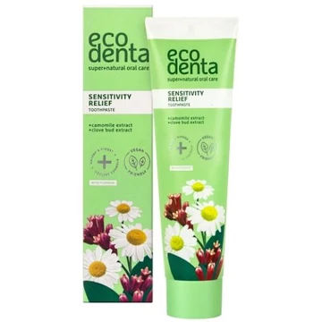 Ecodenta szenzitív fogkrém kamilla- és szegfűszegkivonattal, 100 ml
