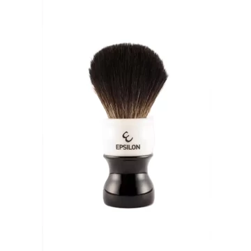 Epsilon Black Fibre Black &amp; White Shaving Brush 54/26mm borotvapamacs