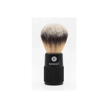 Epsilon Synthetic Shaving Brush Metallic Black Handle 48/24 mm borotvapamacs