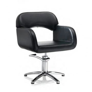 Hair Sage fodrász szék csillag talppal, fekete