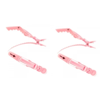 Head Jog krokodil feltűző csipesz pink, 4 db