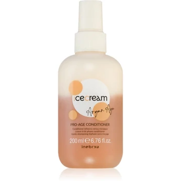Inebrya Bi-Phase Argan Age Kétfázisú argán olajos hajbanmaradó kondícionáló, 200 ml