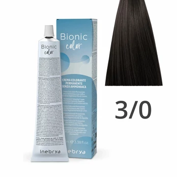 Inebrya Bionic Color ammóniamentes és PPD-mentes hajfesték 3.0