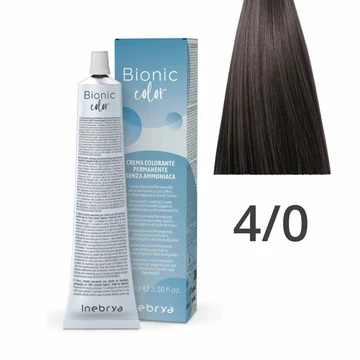 Inebrya Bionic Color ammóniamentes és PPD-mentes hajfesték 4.0