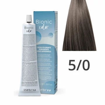 Inebrya Bionic Color ammóniamentes és PPD-mentes hajfesték 5.0