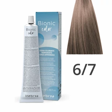 Inebrya Bionic Color ammóniamentes és PPD-mentes hajfesték 6.7
