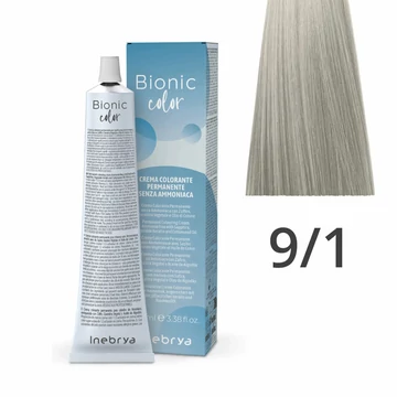 Inebrya Bionic Color ammóniamentes és PPD-mentes hajfesték 9.1