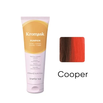 Inebrya Kromask hajszínező hajpakolás, Pumpkin Copper, 250 ml