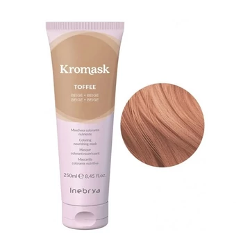 Inebrya Kromask hajszínező hajpakolás, Toffee, 250 ml