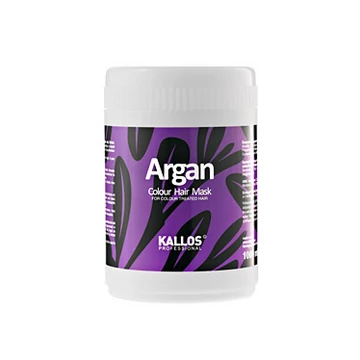 Kallos Argán olaj színvédő hajpakolás festett hajra, 1 l