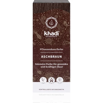 Khadi növényi hajfesték hamvasbarna, 100g