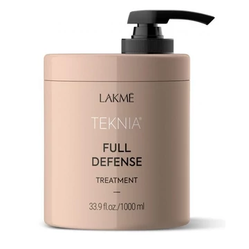Lakmé Teknia Full Defense védő pakolás igénybevett hajra, 1000 ml