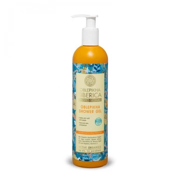 Oblepikha Siberica tápláló és hidratáló homoktövis tusfürdő bio virágvízzel, 400 ml