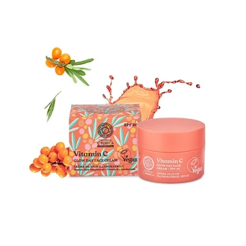 Natura Siberica Oblepikha C-Berrica Ragyogás nappali arckrém C-vitaminnal, 50 ml