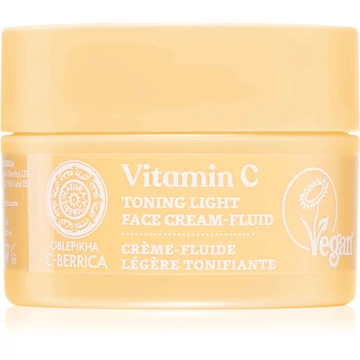 Natura Siberica Oblepikha C-Berrica Tonizáló arckrém-fluid C-vitaminnal, 50 ml