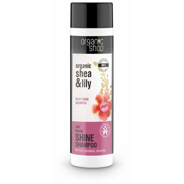Organic Shop Shine sampon vízililiommal és amaránttal, 280 ml