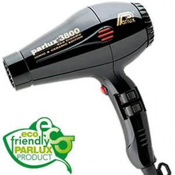 Parlux 3800 Ceramic&Ionic hajszárító 2100 W, Black