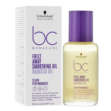 Schwarzkopf Bonacure Clean Performance Frizz Away Babassu olaj Smoothing hajsimító olaj, 50 ml