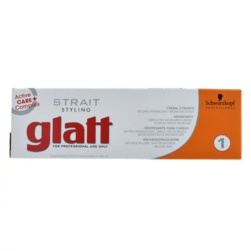 Schwarzkopf Professional Glatt hajkiegyenesítő szett 1 normál, száraz és porózus hajra, 82+80 ml