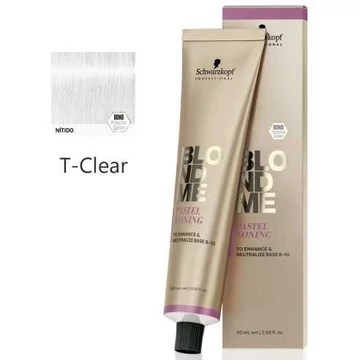 Schwarzkopf Blondme árnyaló krém T-Clear, 60 ml