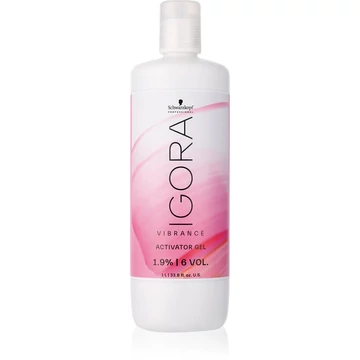 Schwarzkopf Professional Igora Vibrance színelőhívó emulzió géles textúrájú 1 l,  1,9%
