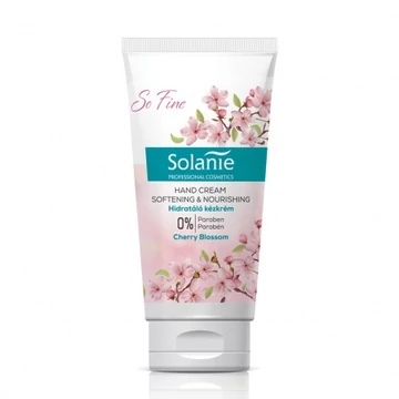 Solanie Basic puhító és tápláló kézkrém cseresznyevirág illattal, 50 ml