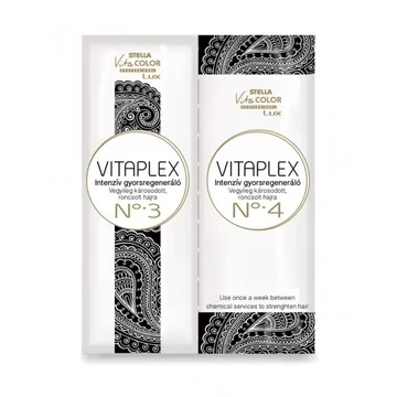 Stella Vitacolor Lux Vitaplex Step intenzív, gyorsregeneráló 3+4 lépés, 2x10ml