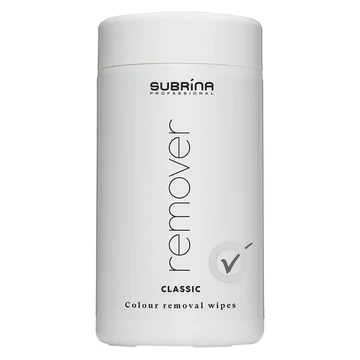 Subrina hajfestékeltávolító törlőkendő, 100 db