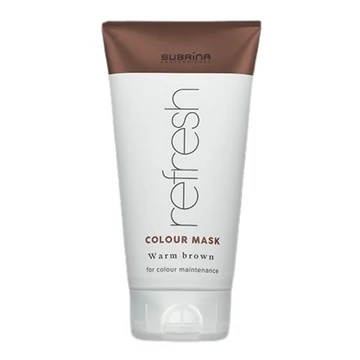 Subrina Refresh Colour hajszínező pakolás, Warm Brown, 150 ml