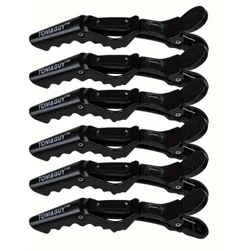 Toni&amp;Guy aligátor csipesz, 6 db