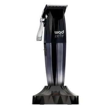 Wad Zefir vezeték nélküli hajvágógép töltőállvánnyal, fekete-ezüst