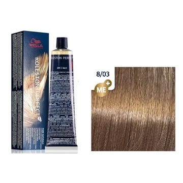 Wella Professional Koleston Perfect Me+ krémhajfesték, 8/03