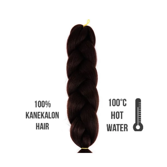 Afro szintetikus 100% kanekalon haj, 100 cm, 85g, 4