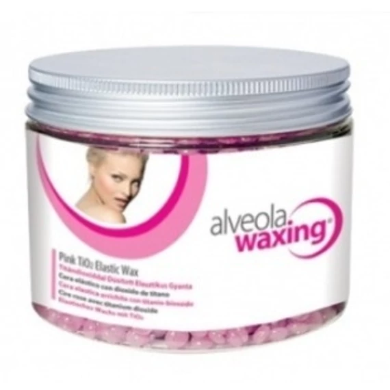 Alveola Waxing Titándioxid elasztikus gyöngy gyanta tégely, 400 g