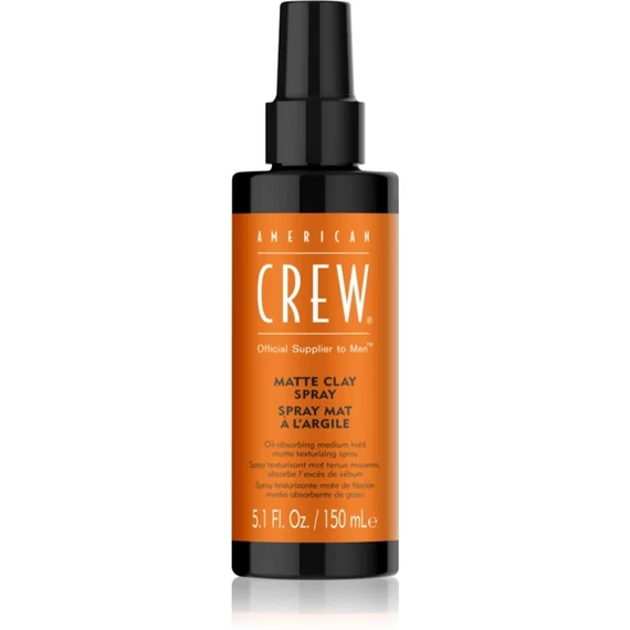 American Crew Matt Clay agyagos matt spray, közepes tartás, matt hatás, 150 ml