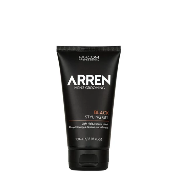 Arren Black fekete hajformázó zselé, 150 ml
