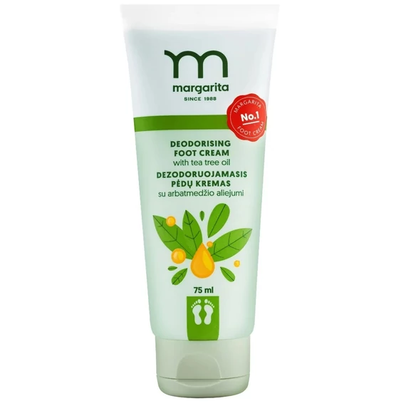 Margarita dezodoráló lábkrém teafaolajjal, 75 ml