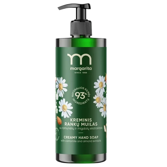 Margarita krémes folyékony szappan kamilla- és mandulakivonattal, 400 ml
