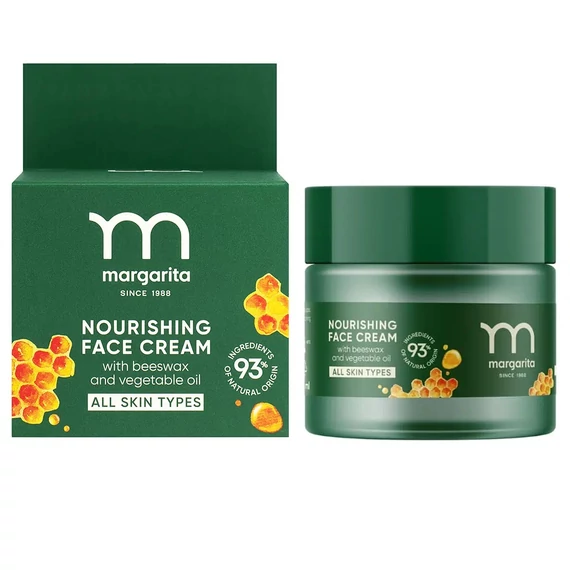 Margarita tápláló arckrém méhviasszal és növényi olajjal, 50 ml